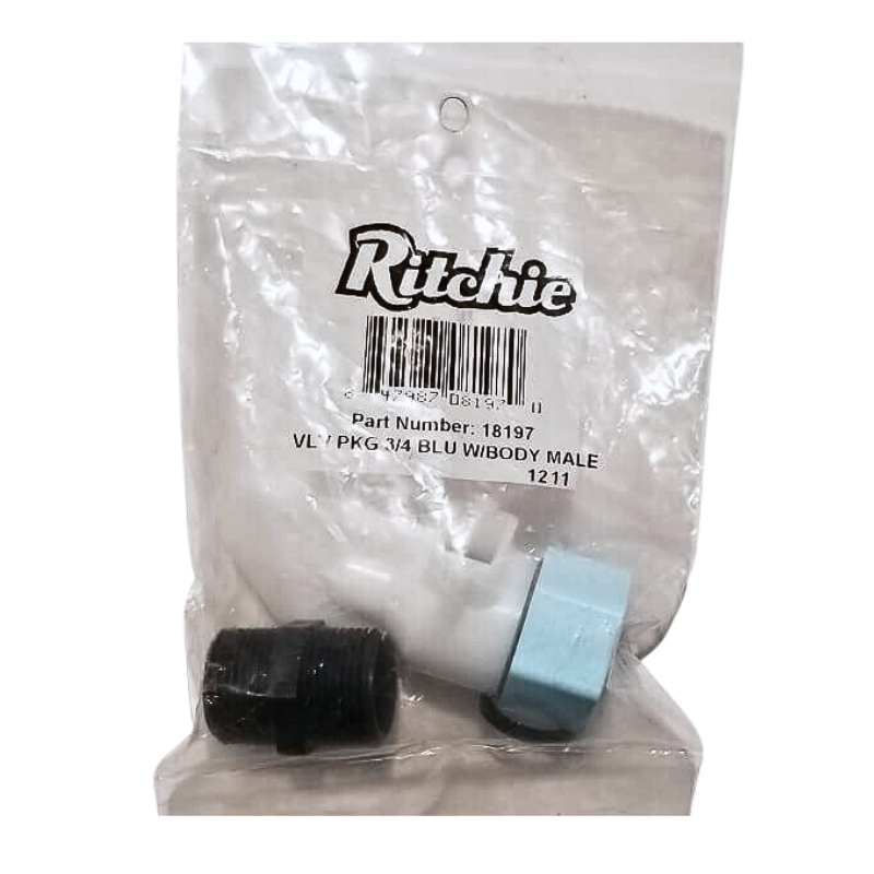 Ritchie 3/4" Blue Valve Assembly