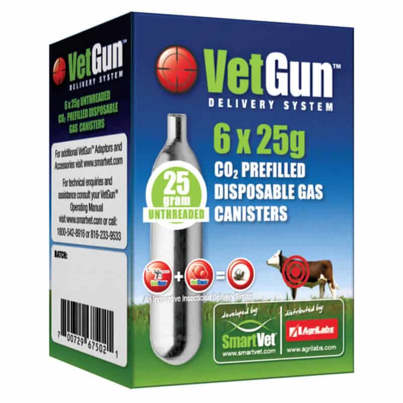 AgriLabs Vet Gun CO2 Canisters High Plains Cattle Supply