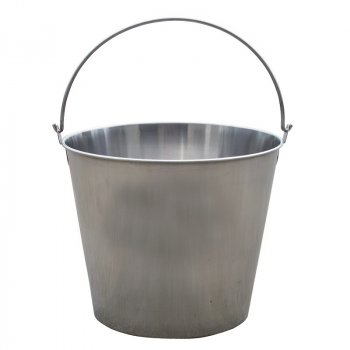 Miller Manufacturing 16 qt stainless steel pail