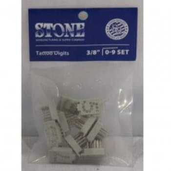Stone Manufacturing Tattoo Number Digits 0-9