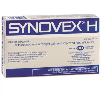 Zoetis Synovex H Implants