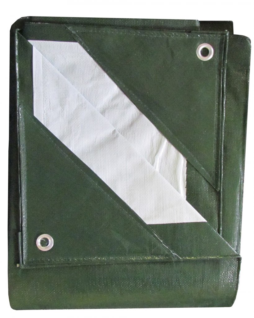 Synthetic Resources Heavy Duty Double Sided Hay Tarp with 24 Tie Downs