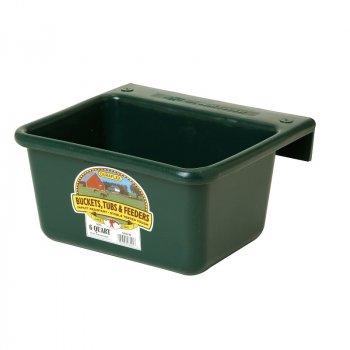 Miller Manufacturing Plastic Hook Over Mini Feeder (6 qt) (Dark Green)