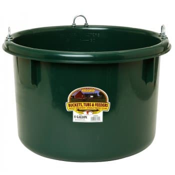 Miller Manufacturing 8 gal Plastic Tub (Dark Green)