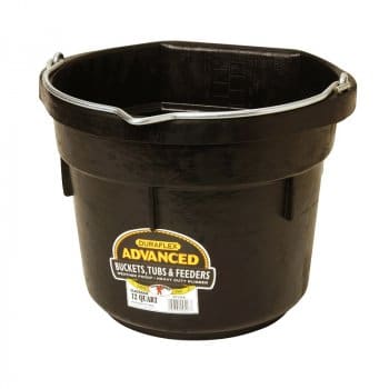 Miller Manufacturing Rubber Flat Back Bucket