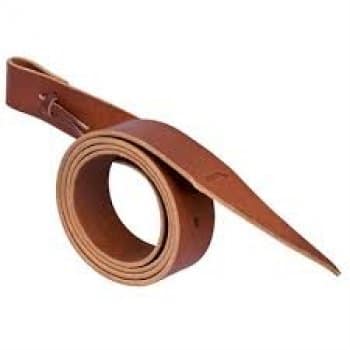 Weaver Brown Latigo Tie Strap (1 1/2" x 72" with Holes)
