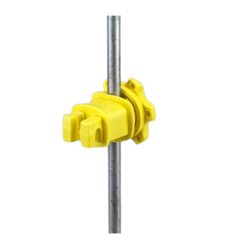 Dare Western® Screw-Tight Round Post Yellow Insulator