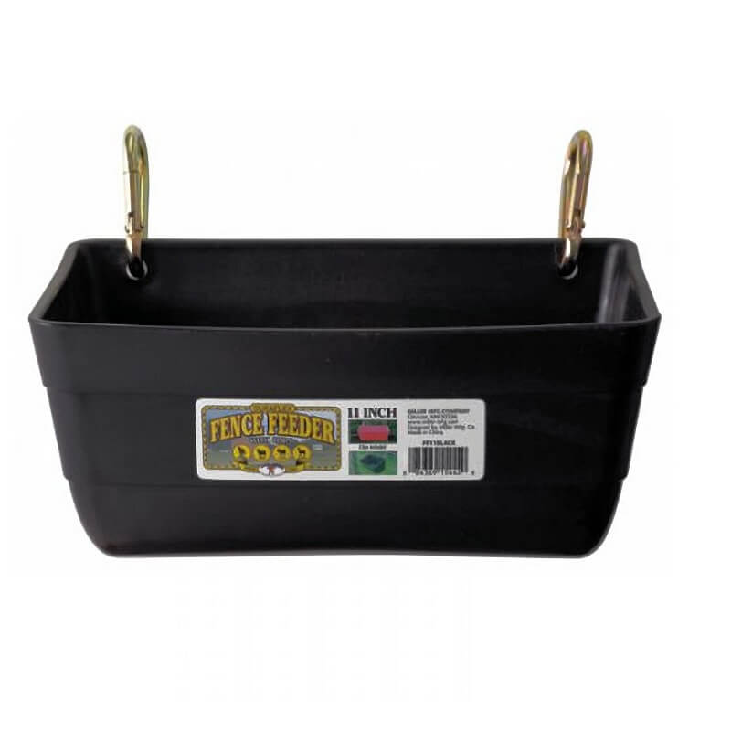 Miller Manufacturing Fence Feeder with Clips (Black) - Image 2