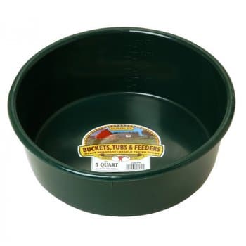 Miller Manufacturing Plastic Pan (5 qt) (Dark Green)