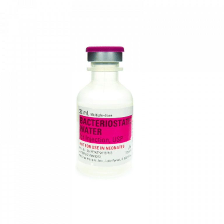 Saline Injection 9 Bacteriostatic (30 ml) High Plains Cattle Supply