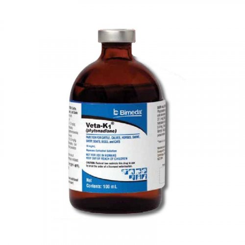 Bimeda VetaK1 Vitamin K Injectable (100 ml) High Plains Cattle Supply