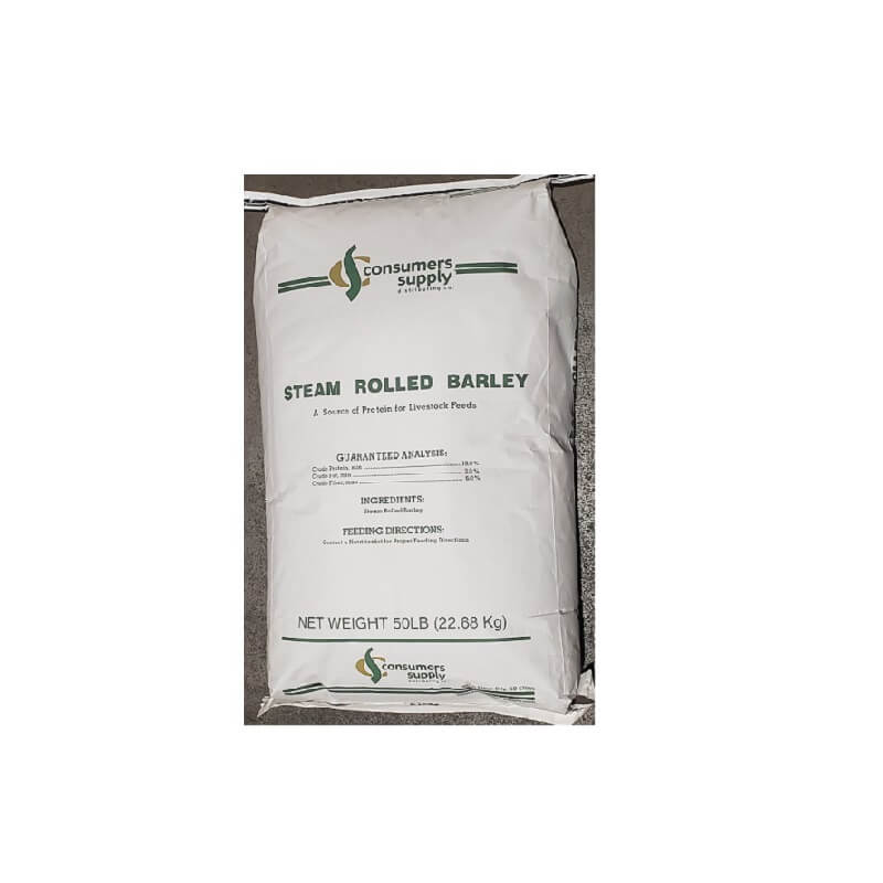 Steam Rolled Barley (50 lb) High Plains Cattle Supply