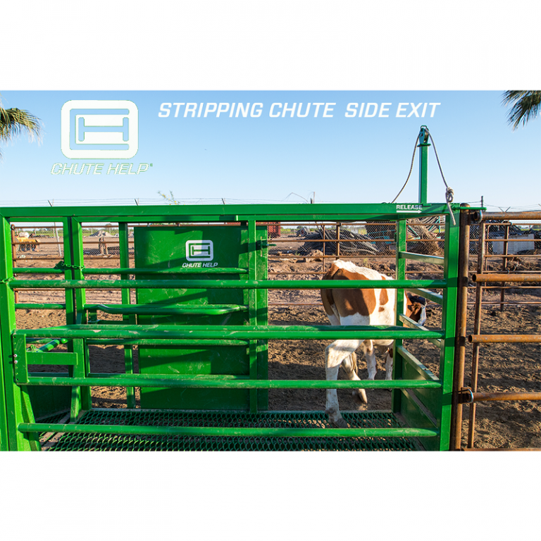 Chute Help Easy Exit Stripping Chute with Lead Up Ramp High Plains