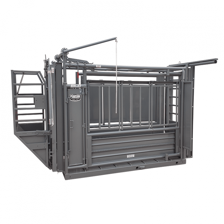 Pearson Manual Bison Chute with Right Side Exit High Plains Cattle Supply