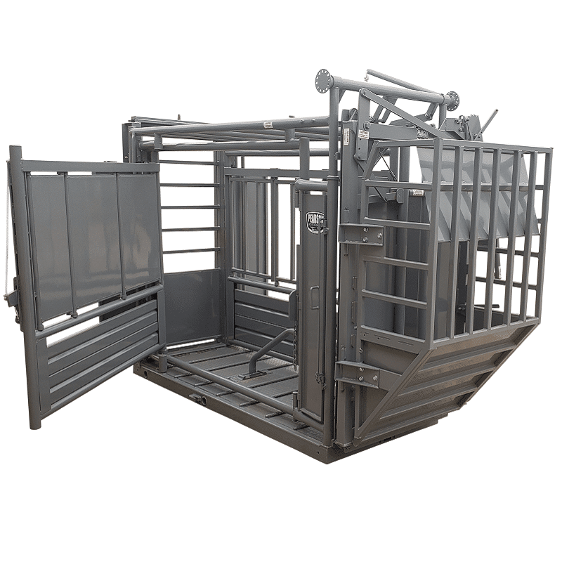 Pearson Manual Bison Chute with Right Side Exit High Plains Cattle Supply