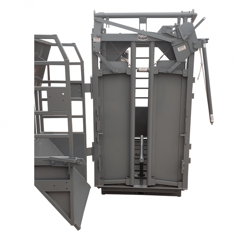 Pearson Manual Bison Chute with Right Side Exit High Plains Cattle Supply