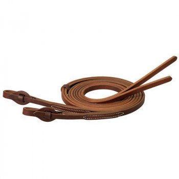 Weaver Working Cowboy Extra Heavy Harness Leather Quick Change Reins (5/8" x 8')
