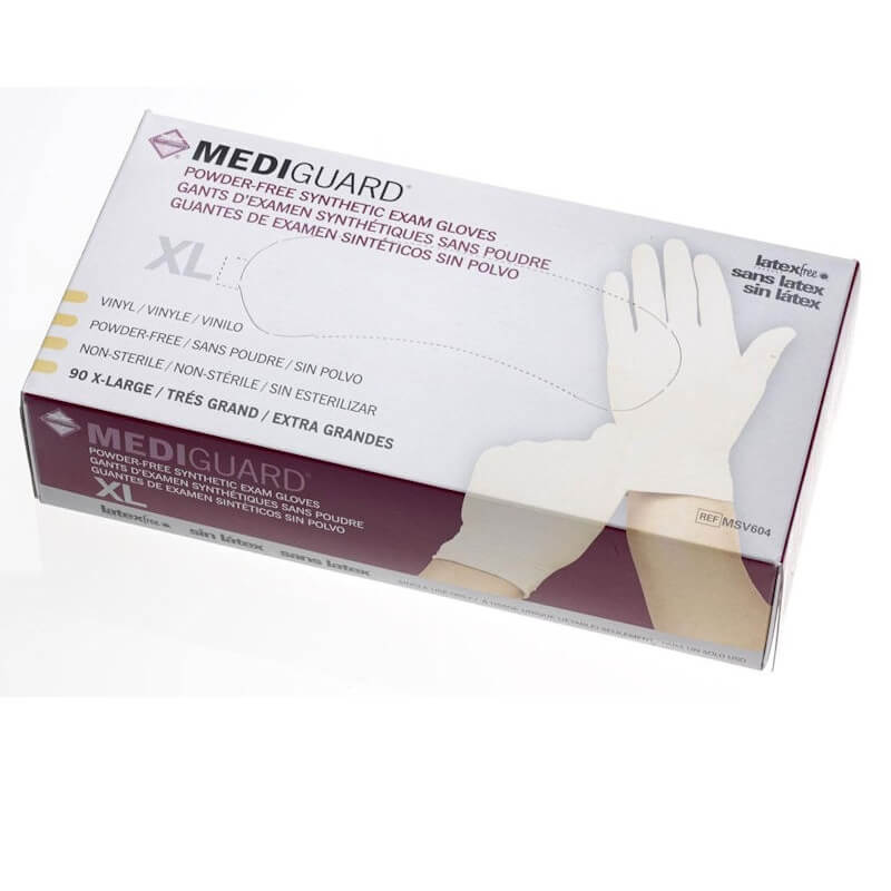Box of Medline MediGuard Exam Gloves