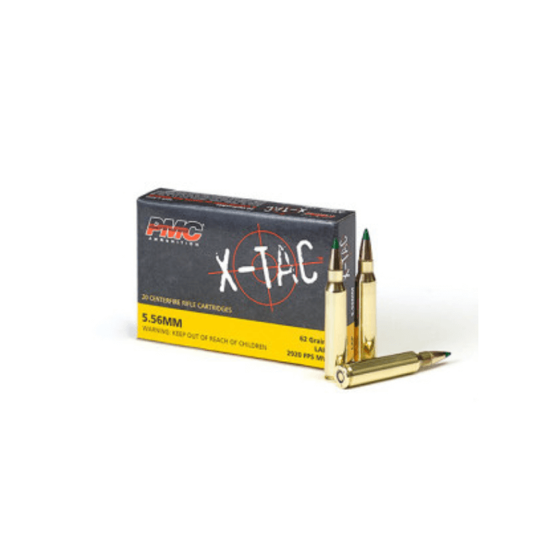 PMC XTac 5.56mm 62 gr LAP Rifle Ammo Centerfire Rifle Ammo
