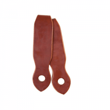 Weaver - Single Ply Slobber Straps (Chestnut)