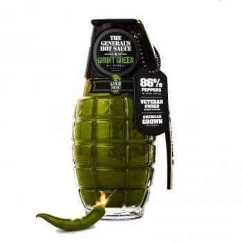 The General's Hot Sauce Grunt Green (6 oz)